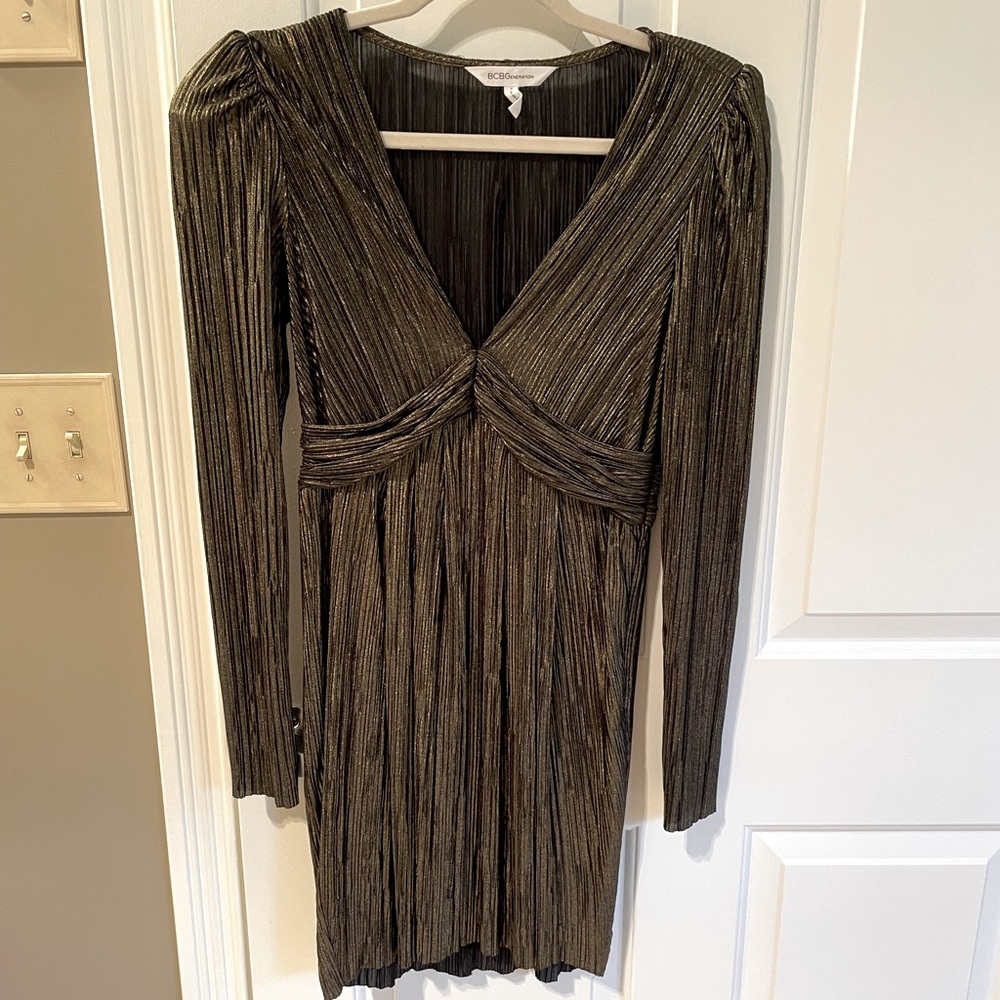 BCBGeneration Bronze Mini Dress